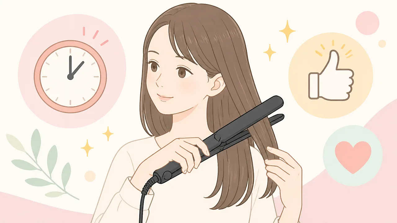 サロニア ストレートアイロン 24mmの口コミと使い心地を紹介